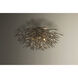 Sierra 3 Light 32 inch Vienna Bronze Flush Mount Ceiling Light